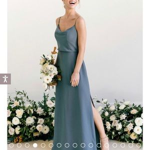 Revelry Cinnamon Rose Skye Chiffon Dress